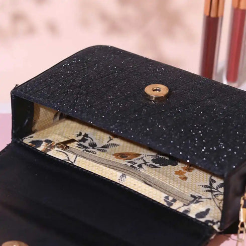 Personalized Glitter Sling Bag